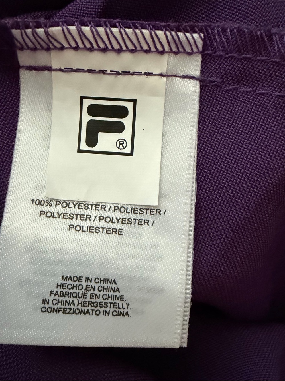 Fila Women’s S Red Purple Colorblock Pleated Tennis Skirt Athletic Retro Y2K - Picture 8 of 8